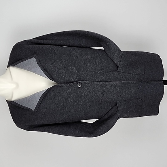 Catherine Malandrino Wool Blend Grey Cardigan Women's Size  Medium - Picture 3 of 11